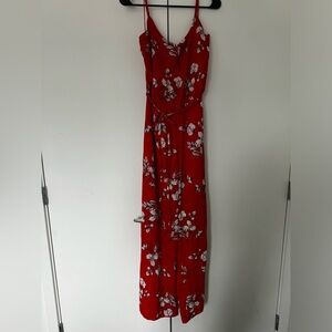 Skies Are Blue Floral Jumpsuit